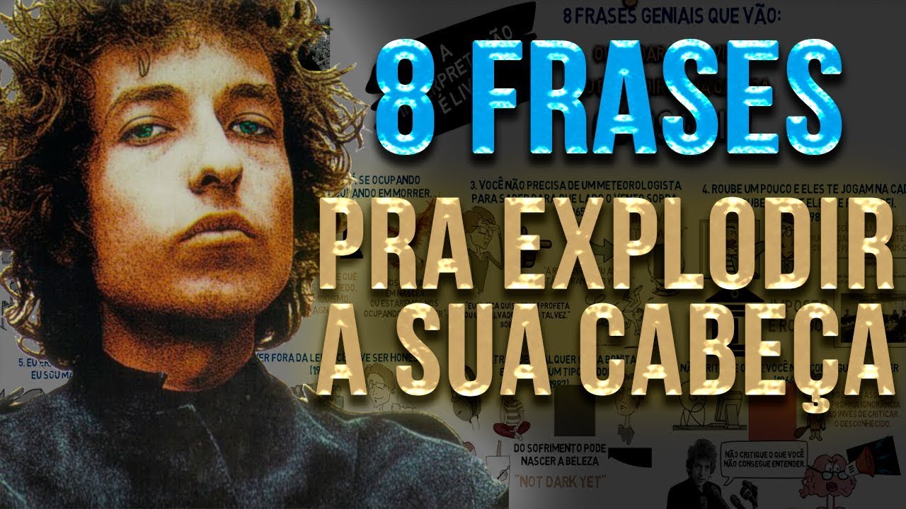 8 Frases de Bob Dylan pra MUDAR A SUA VIDA