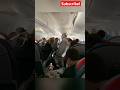 TURBULENCE caught on camera! #panic #turbulence #shorts