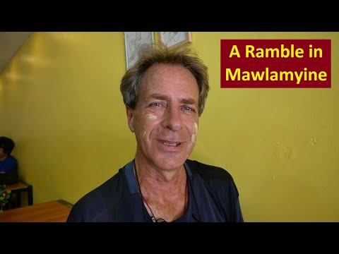 Ngày chợ Ramble e chùa Mahamuni (Mawlamyine, Mianmar)