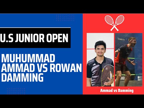 Muhammad Ammad vs Rowan Damming | US junior open 2022