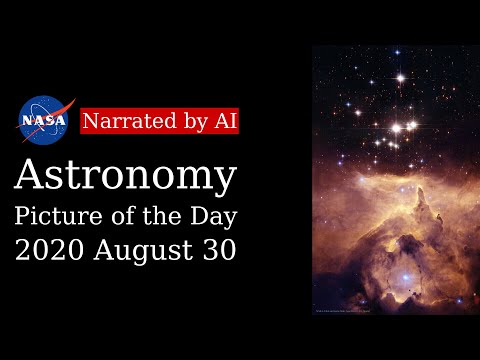 APOD: 2020-08-30 - NGC 6357: Cathedral to Massive Stars (Narrated by Brian)