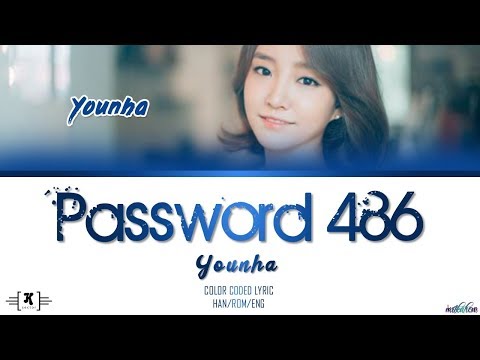 Younha (윤하) - "Password 486 (비밀번호 486)" Lyrics [Color Coded Han/Rom/Eng]
