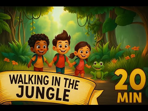 Walking in the Jungle + MORE Crown Harmony Kids Nursery Rhymes & Kids Songs | 30-Min Adventure