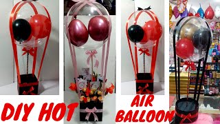 How To Make A Hot Air Balloon Decoration Easy Balloon Basket Tutorial