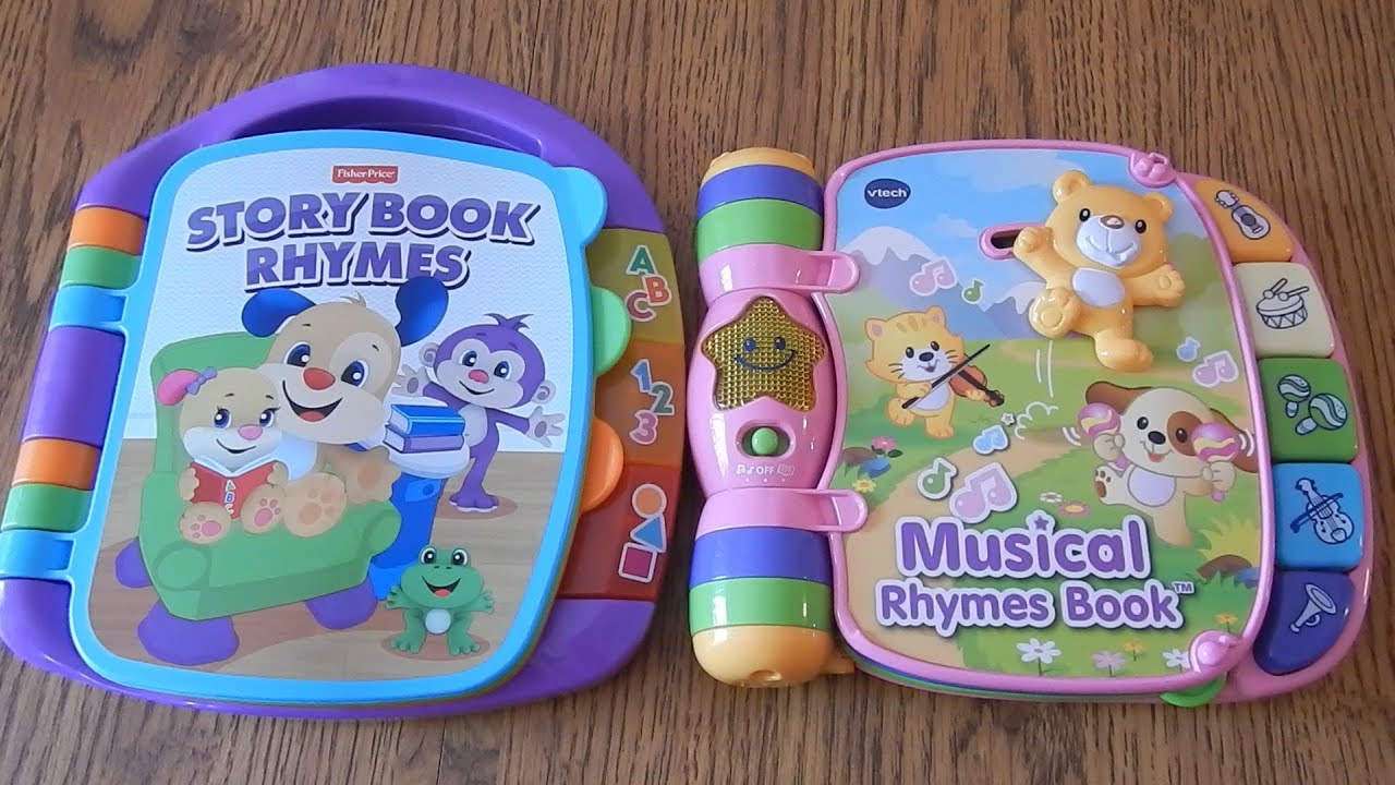 Watch video Fisher Price Story Book Rhymes VS Vtech Musical Rhymes Comparison - Which is Best Now Fisher Price Story Book Rhymes VS Vtech Musical Rhymes Comparison - Which is Best