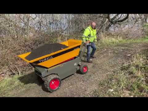 Test trakce s elektrickým dumperem Twinca ES800