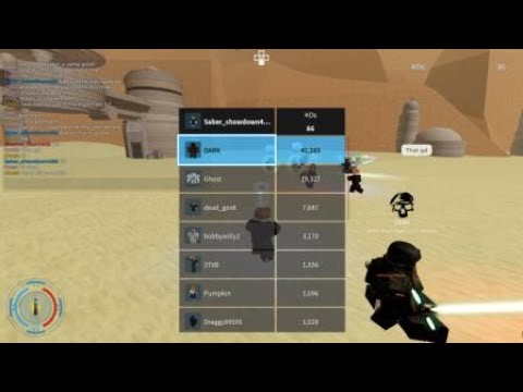 Saber showdown:i did dark DIRTY