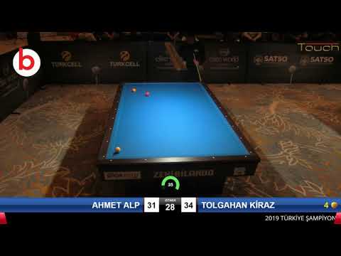 AHMET ALP & TOLGAHAN KİRAZ Bilardo Maçı - 2019 TÜRKİYE ŞAMPİYONASI 2.ETAP-ELEME