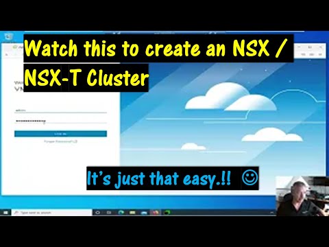 How to deploy and create a VMware NSX-T Management Cluster.  Its just that easy..