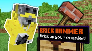 Minecraft Manhunt, But There’s OP Block Weapons…