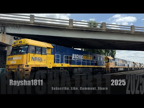 7XM4 - NR69-NR56-NR85-NR113 (PacNat steel) Gheringhap - Australian Trains by Raysha1811