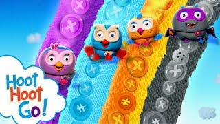 Giggle and Hoot: All the Greys of the Button Rainbow | Hoot Hoot Go!
