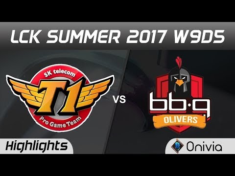 SKT vs BBQ Highlights Game 3 LCK MÙA HÈ 2017 SK Telecom T1 vs BBQ Olivers by Onivia