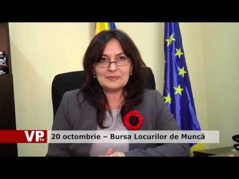 20 octombrie – Bursa Locurilor de Muncă