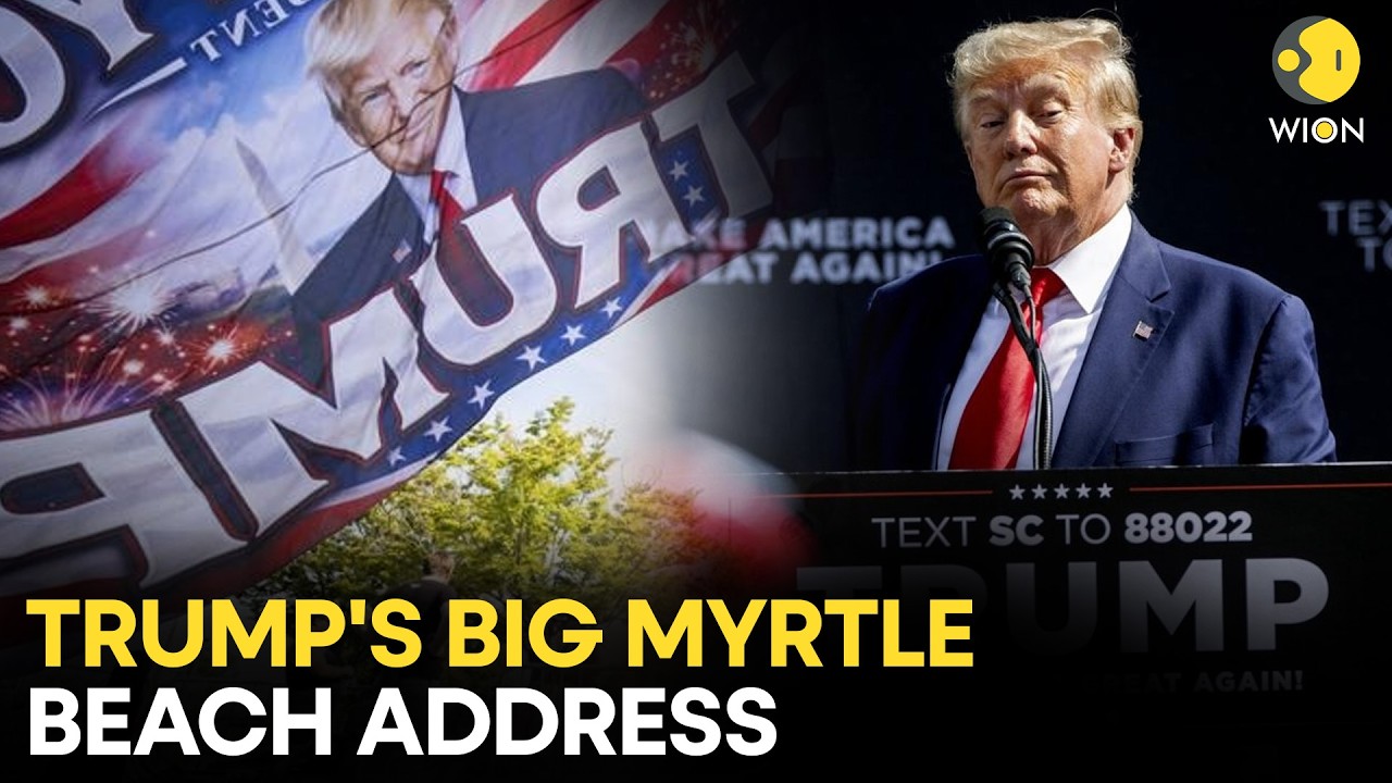 Trump LIVE: President Trump Delivers Remarks In Myrtle Beach, South Carolina | WION