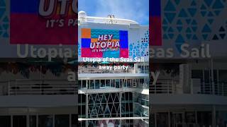 Packed pools, good vibes, and endless fun… this is sail away on Royal Caribbean’s Utopia of the Seas