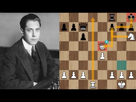 Its all about the TACTICS! Jose Raul Capablanca vs Marc Fonaroff