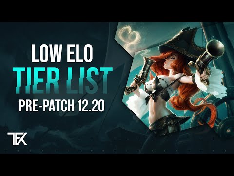 Low Elo Pre  Tier List | Patch 12.20 | german | TFK