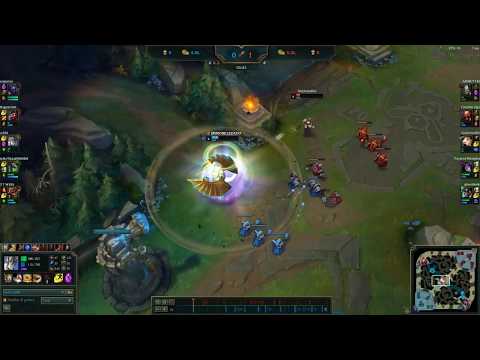 League Of Legends - Galio baits Lux for a kill - Best Galio EU! [ITA]