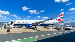 CLUB EUROPE | British Airways CityFlyer E190 Review | Frankfurt To London City