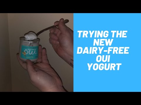 Trying the new dairy-free Oui Yogurt