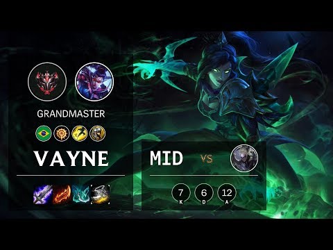 Vayne Mid vs Diana - BR Grandmaster Patch 10.5
