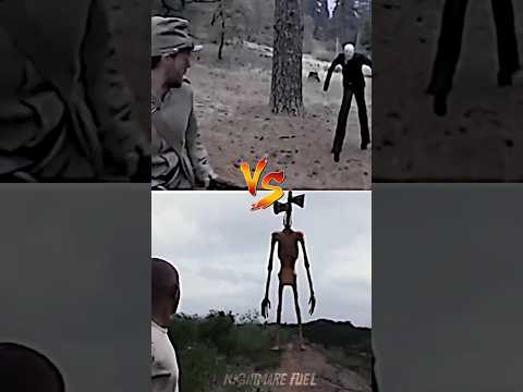 Slenderman VS Sirenhead | Nightmare Fuel | #slenderman #sirenhead #urbanlegends #creepy #vs #scary