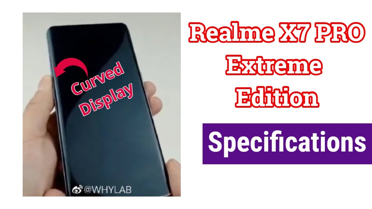 Realme X7 Pro Extreme Edition Specs in Tamil 🔥 முதல் முறையாக Curved AMOLED Display