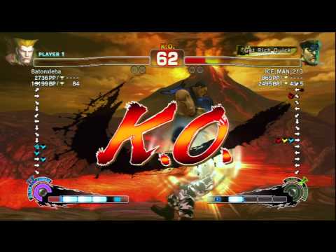 Batonxleba [Guile] Vs ICE_MAN_213 [M.Bison] SSF4 AE 2012 Ranked Matches - PSN