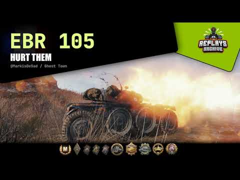 Panhard EBR 105 - Hurt them / 10 kills, 10k damage, Kolobanov Medal