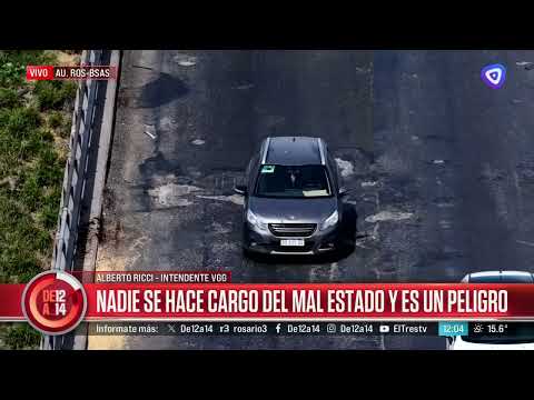 El intendente de VGG reclama por el estado de la autopista a Buenos Aires
