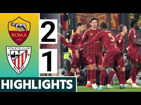Roma EDGE Athletic Bilbao 2-1! 🔥 | Europa League 1/8 Final Highlights & Match Analysis