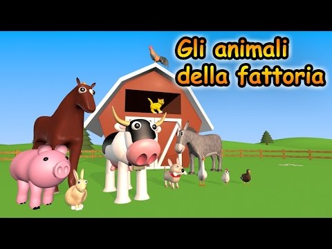 Gli animali della fattoria - AlexKidsTV
