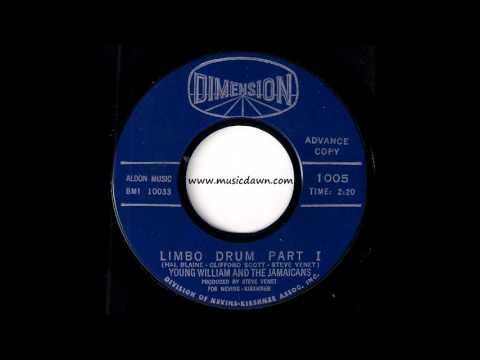 Young William And The Jamaicans - Limbo Drum Part I [Dimension] 1962 Exotica Funk 45 Video