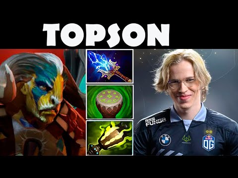 Topson - Elder Titan Soft Support with Malr1ne vs Solo smurf #dota2 #topson #dota2gameplay #ceb