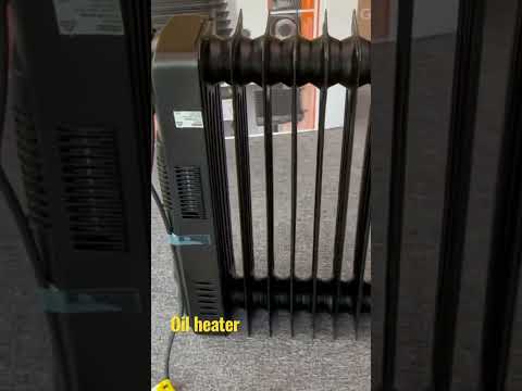 Warm And Toasty: Oil Heater Heats Bedroom In The Winter