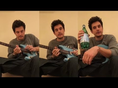 John Mayer Gives Guitar Lessons to his fans | Instagram Live Stream |27January 2018