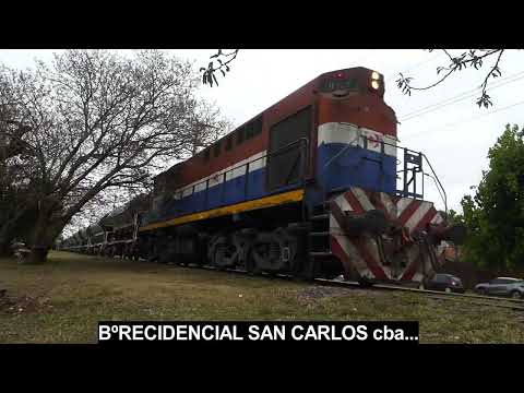 TREN DE (NCA) DESDE MALAGUEÑO HACE SU PASO POR BºESTACION FLORES HACIA PLAYA BºFERREYRA