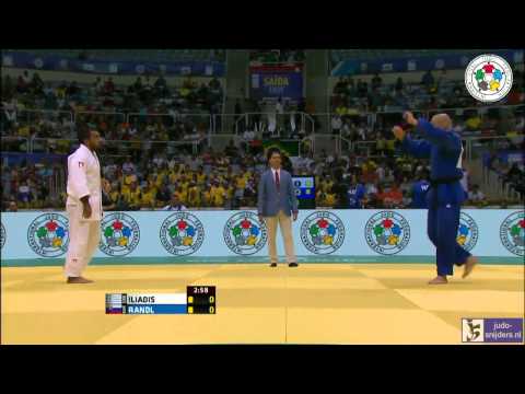Judo 2013 World Championships Rio de Janeiro: Iliadis (GRE) - Randl (SVK) [-90kg]