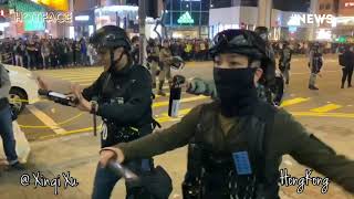 Hong Kong Protesters Form A Human Chain on New Year's Eve 2020