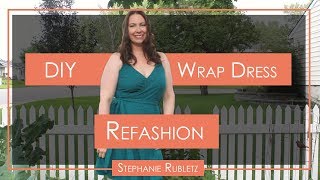 Diy Wrap Dress from Old Dress