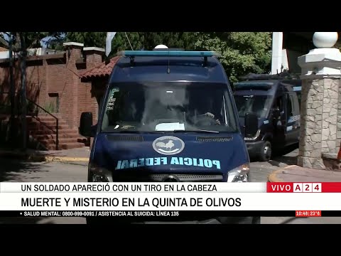 🚨 MUERTE Y MISTERIO EN LA QUINTA DE OLIVOS POR EL SUPUESTO SUICIDIO DE UN SOLDADO DE 21 AÑOS