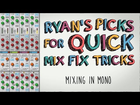 Mixing in Mono - Save Your Stereo Mix!