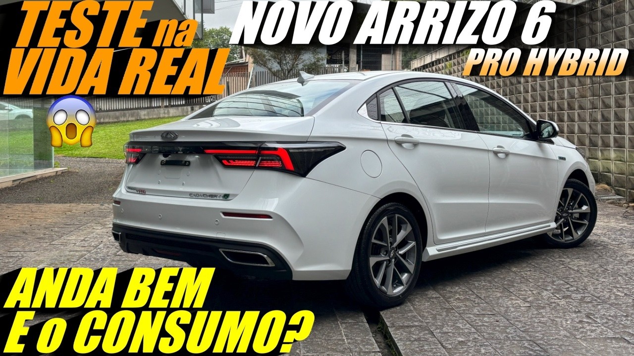 NEW CAOA CHERY ARRIZO 6 PRO HYBRID 2025 REAL LIFE TEST - Does it run well? And the Consumption?
