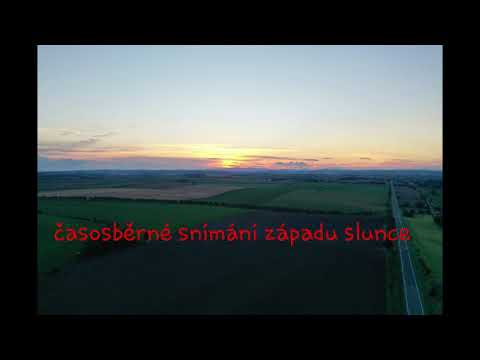Časosběrné snímání západu slunce 2.9.2020