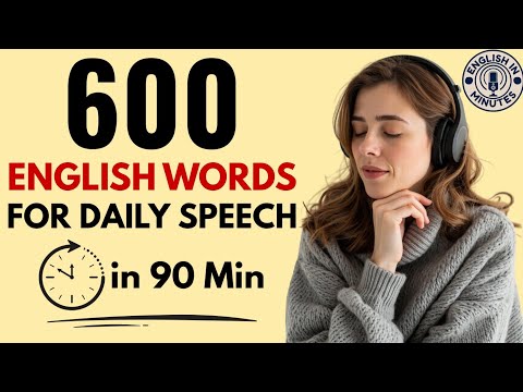 600 English Words for Everyday Life | Daily English Listening & Speaking Practice | English Podcast