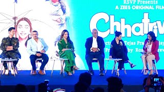 Chhatriwali trailer launch with Rakul Preet Singh, Sumeet Vyas, Satish Kaushik and others