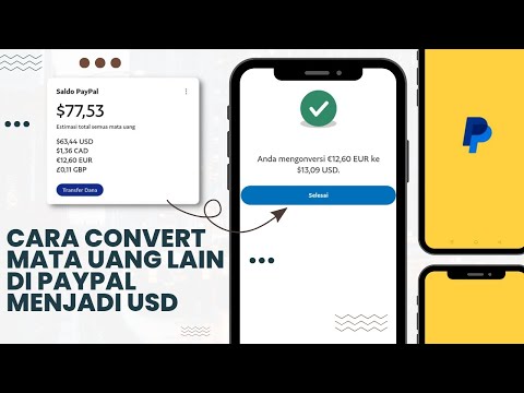 TUTORIAL CARA KONVERSI MATA UANG PAYPAL KE USD TERBARU [HOW TO CONVERT PAYPAL CURRENCY]