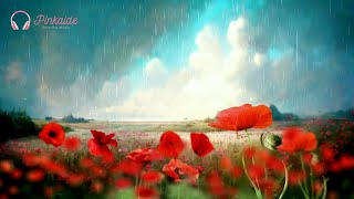 비 내리는 봄날, 부드러운 힐링 음악🎵 Rainy Spring Day + Chill Music 🌨 Relaxing Sounds 🤍