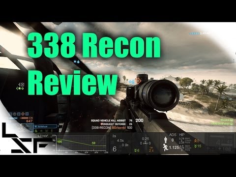 BF4 338 Recon Weapon Review | Battlefield 4 Sniper Gun Guide (Sniping Gameplay)